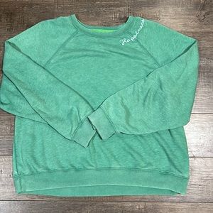 American Eagle Happiness Embroidered Sweatshirt